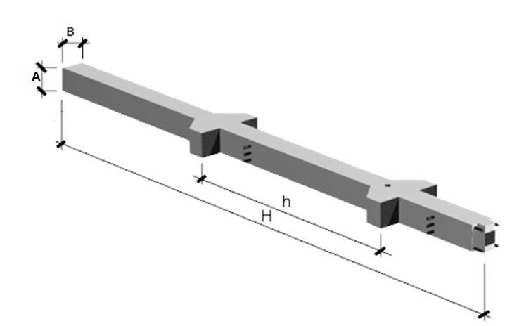 Железобетонные колонны по индивидуальным чертежам