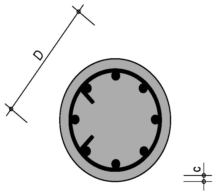 Железобетонные колонны круглого сечения